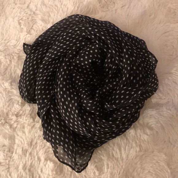 Polka dot Viscose/silk Scarf - Picture 3 of 3
